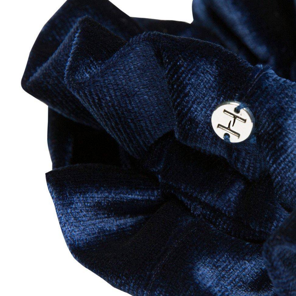 Velvet Scrunchie - Evening Blue - Hermine Hold