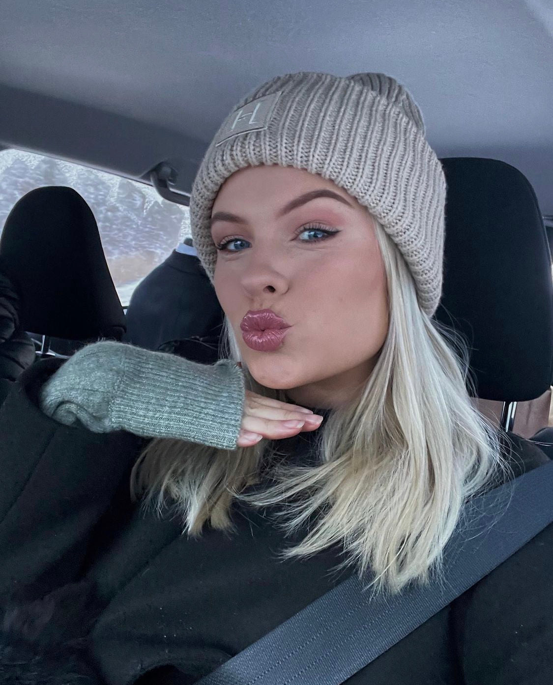 Beanie - Beige - Hermine Hold